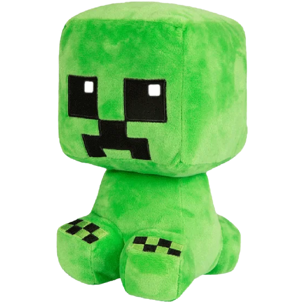 "CREEPER SITTING" MINECRAFT PLUSH