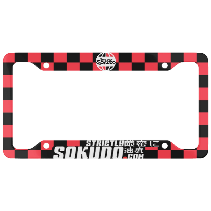 "CLASSIC RED" PLATE FRAME