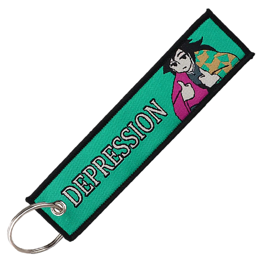 "GIYU DEPRESSION" KEY TAG