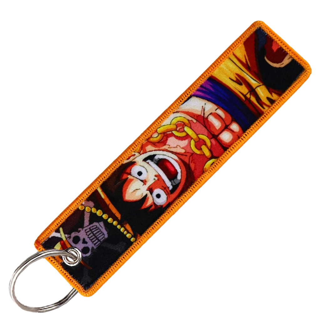 "RED HAWK LUFFY" KEY TAG