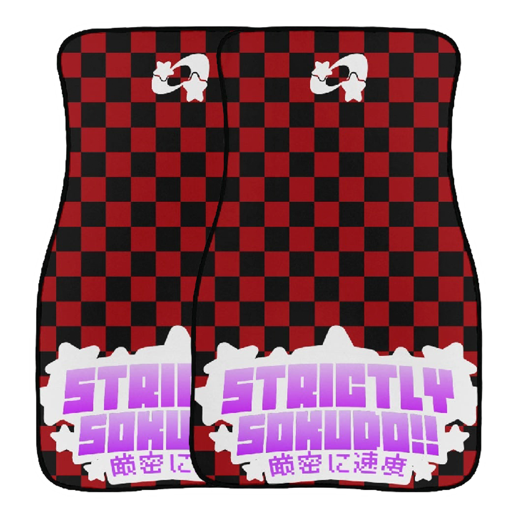 "RED SHOOTING STAR" FLOOR MATS
