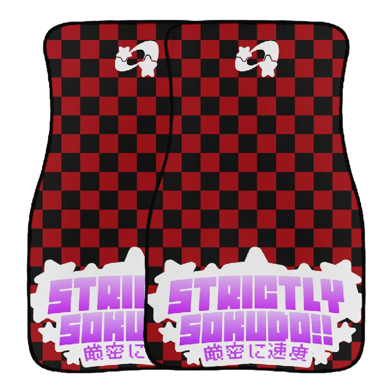 "RED SHOOTING STAR" FLOOR MATS
