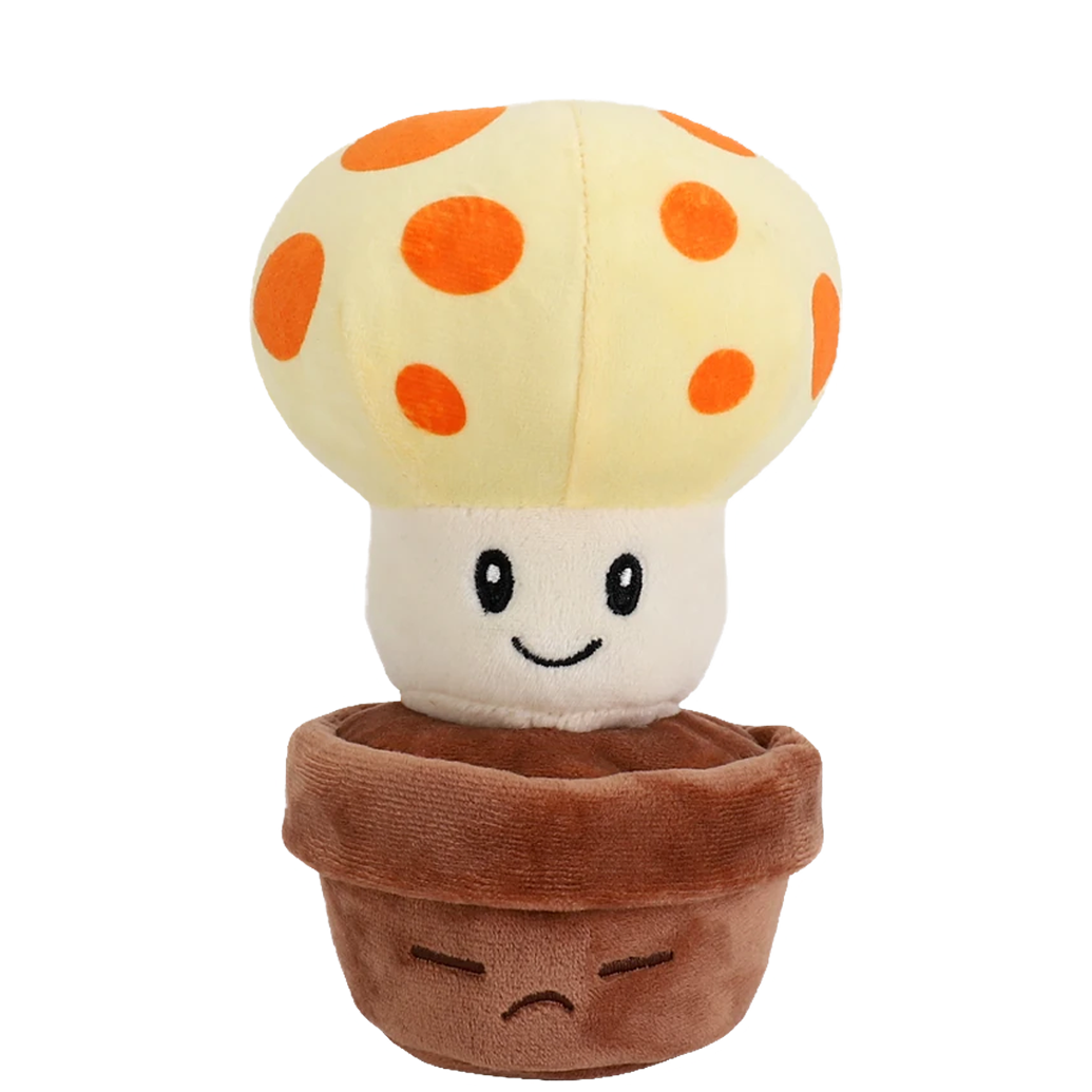 "SUN SHROOM POTTED" PLUSHIE