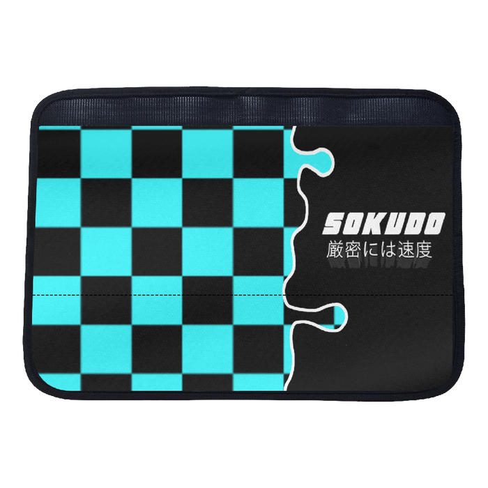 "LIGHT BLUE OOZE" SEAT BELT CUSHION