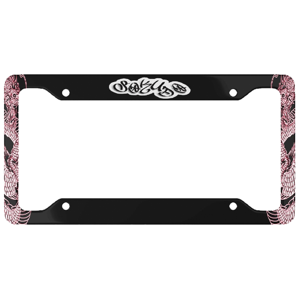 "RED TATSU" LICENSE PLATE FRAME