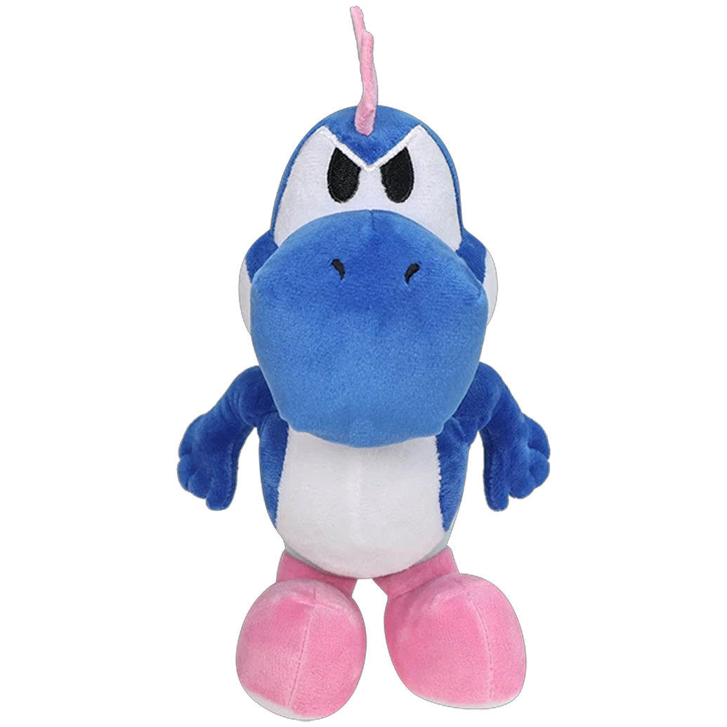 "PAPER MARIO BLUE YOSHI" PLUSHIE