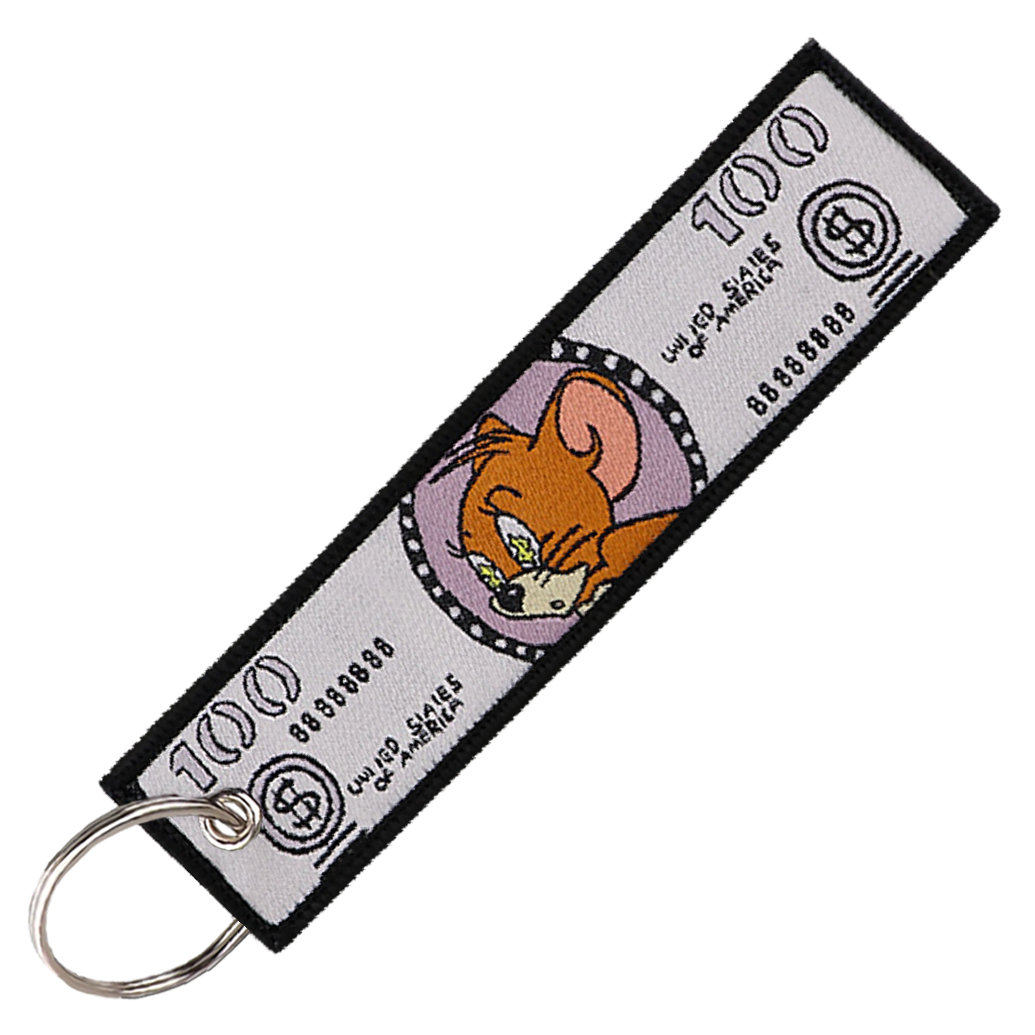 "Tom and Jerry Dollar Bill" Key Tag
