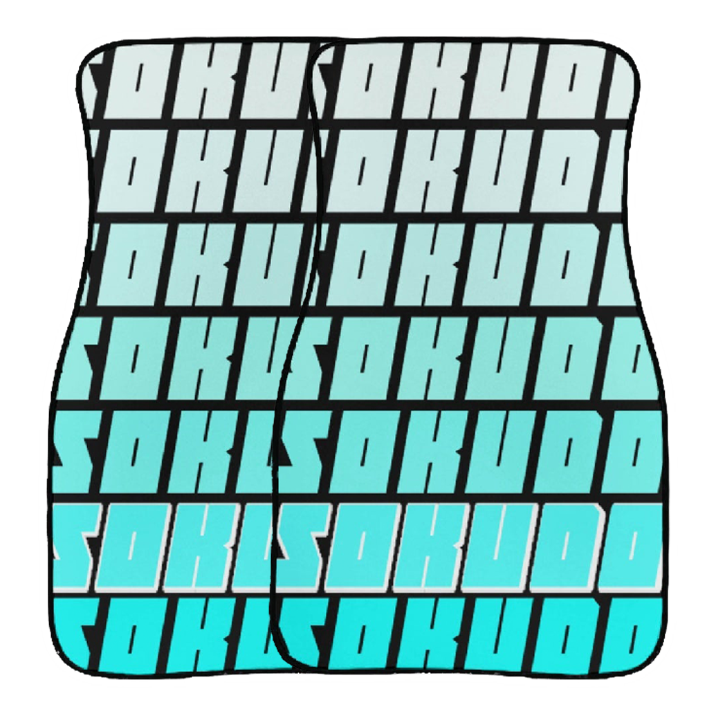 "LIGHT BLUE FADED" FLOOR MATS