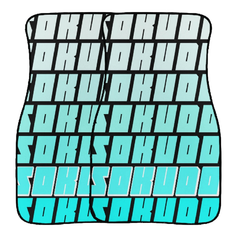 "LIGHT BLUE FADED" FLOOR MATS