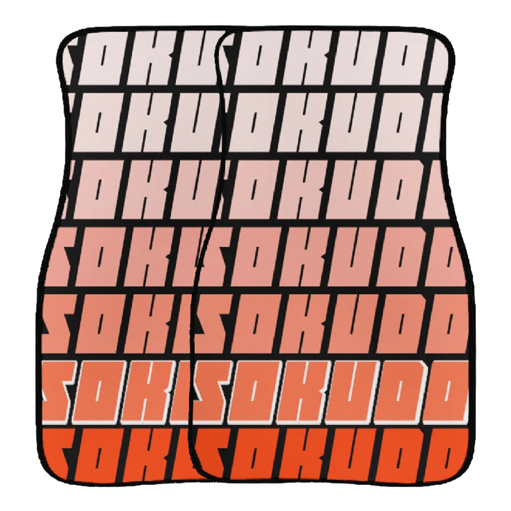 "ORANGE FADED" FLOOR MATS