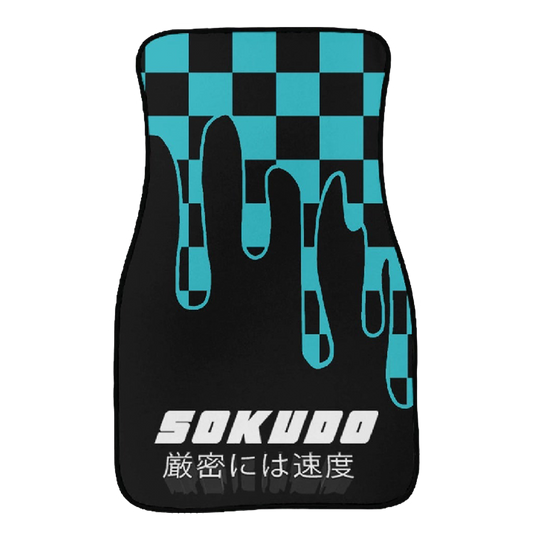 "LIGHT BLUE OOZE" FLOOR MATS