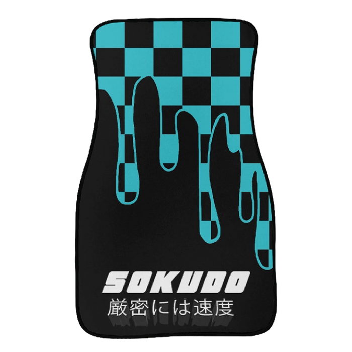 "LIGHT BLUE OOZE" FLOOR MATS