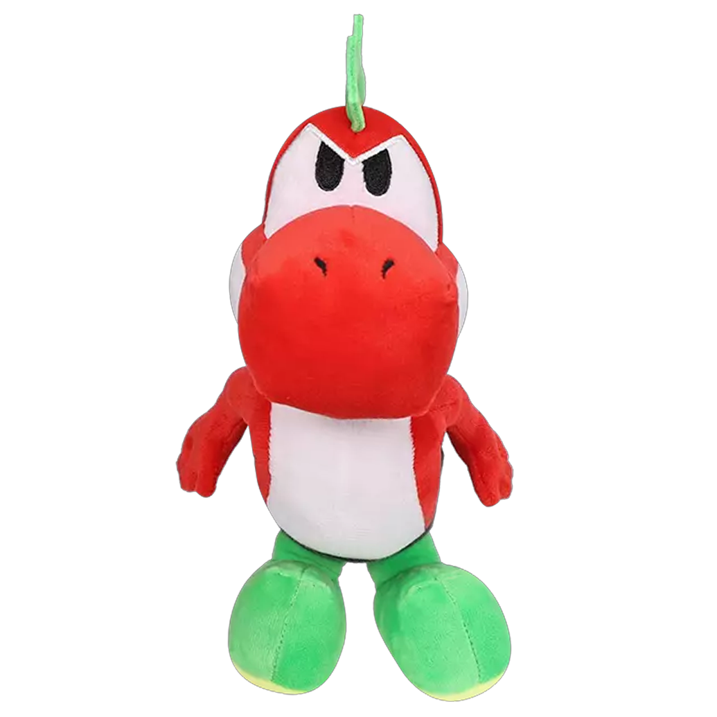 "PAPER MARIO RED YOSHI" PLUSHIE