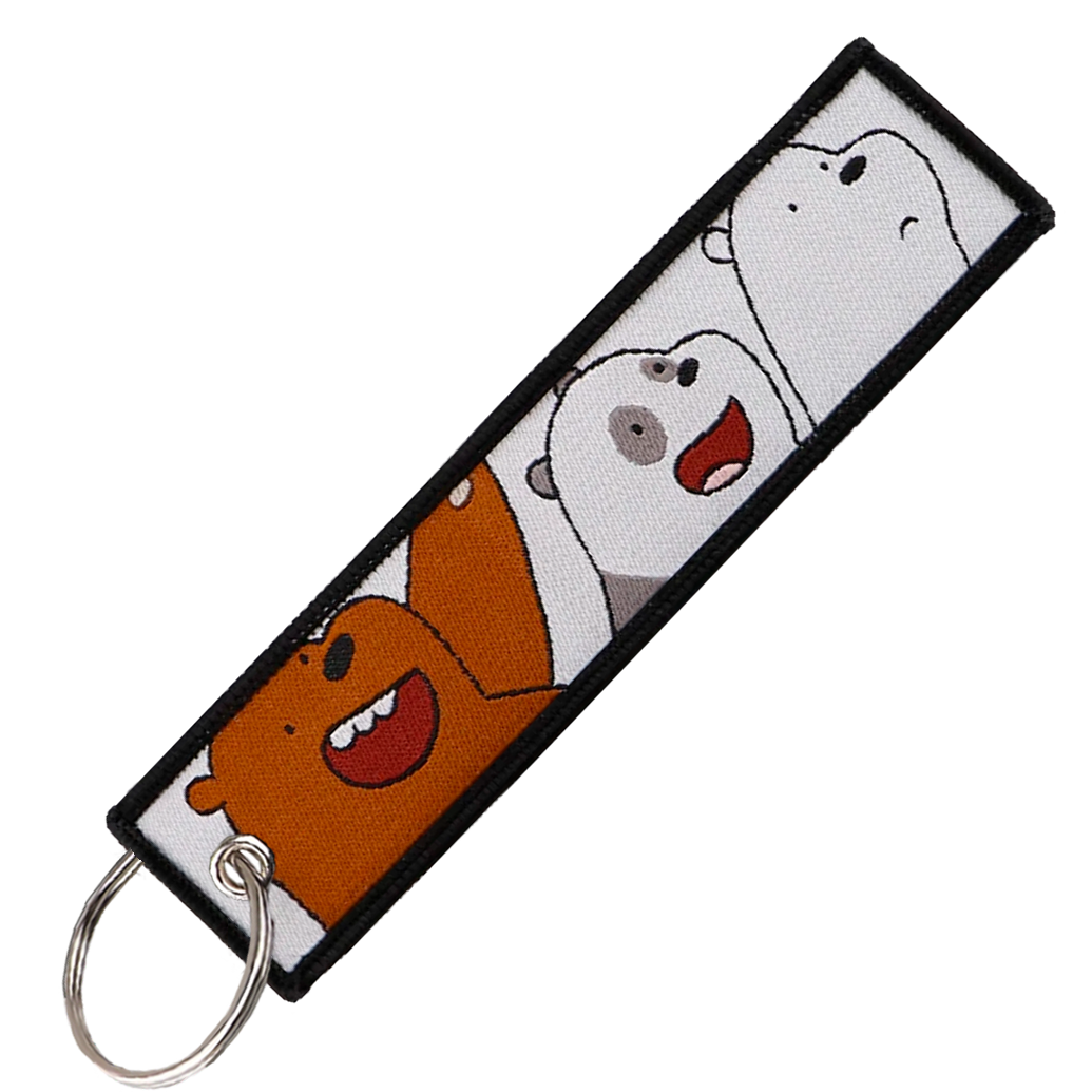 "WE BARE BEARS" KEY TAG