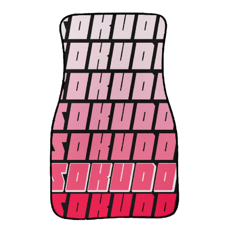 "RED FADED" FLOOR MATS