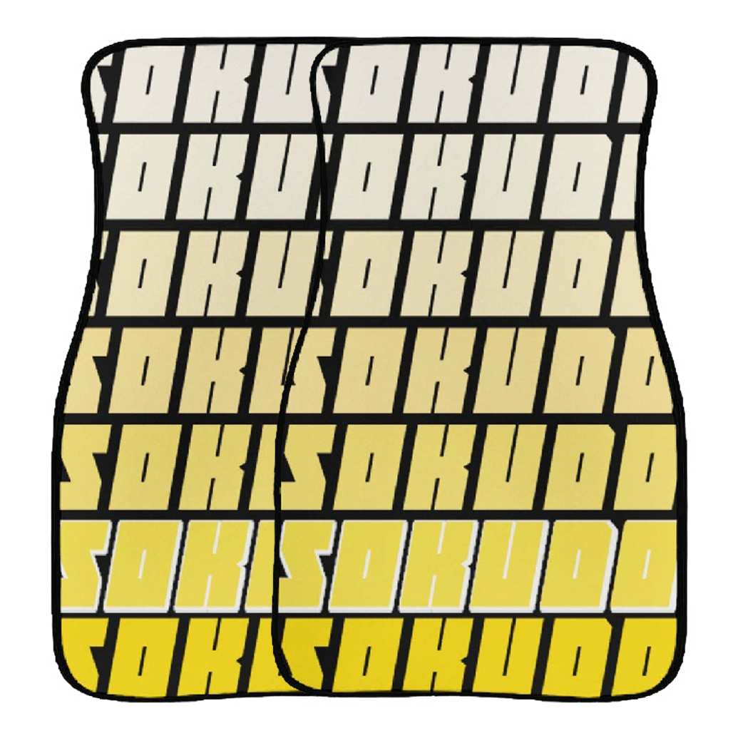 "YELLOW FADED" FLOOR MATS