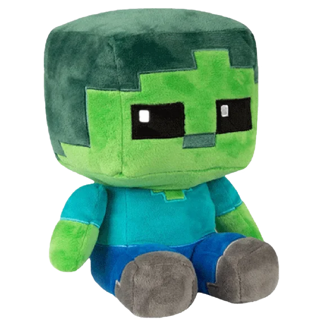 "ZOMBIE SITTING" MINECRAFT PLUSH