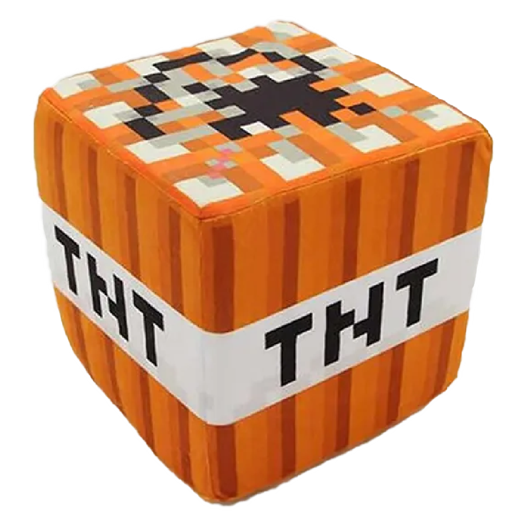"TNT BLOCK" MINECRAFT PLUSHIE
