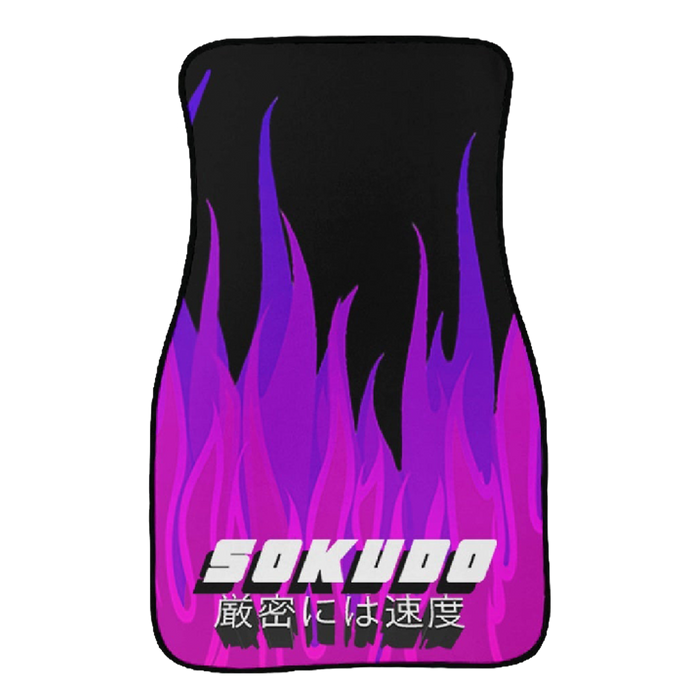 "PURPLE INFERNO" FLOOR MATS