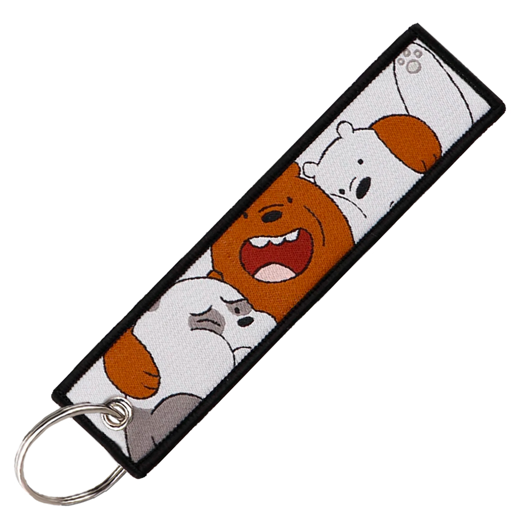 "WE BARE BEARS" KEY TAG