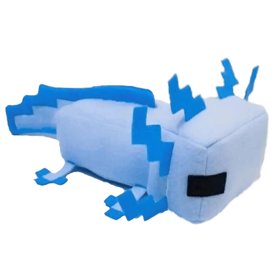 "BLUE AXOLOTL"MINECRAFT PLUSHIE