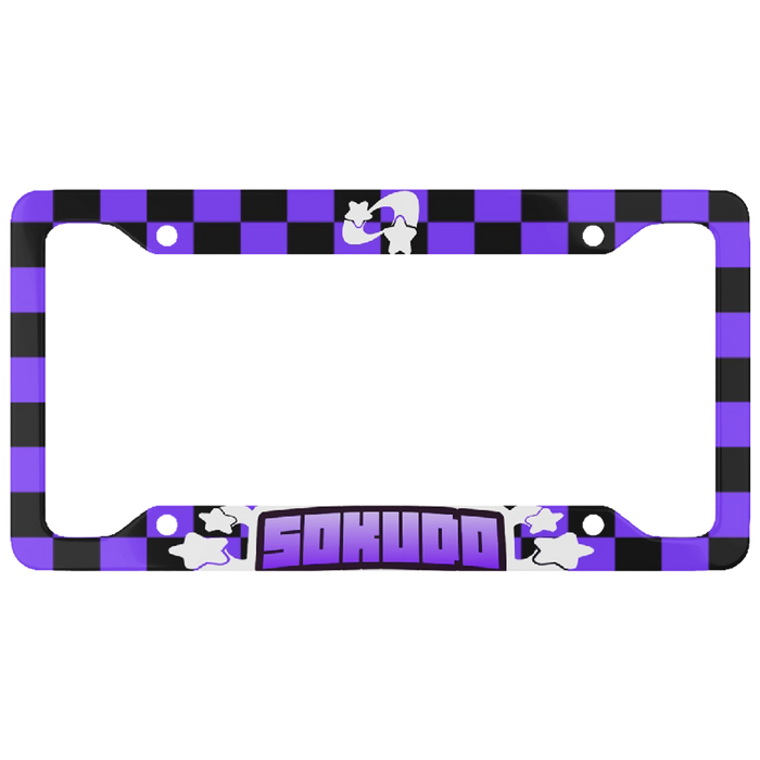 "PURPLE SHOOTING STAR" PLATE FRAME