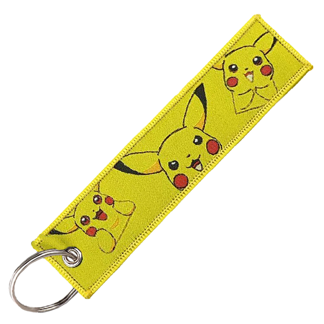 "PIKACHU AND POKEBALL" KEY TAG
