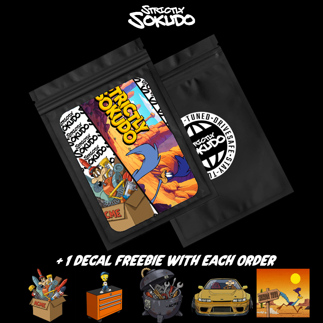 "MARTIAN'S DESERT" LOONEY TUNES SLAP STICKER