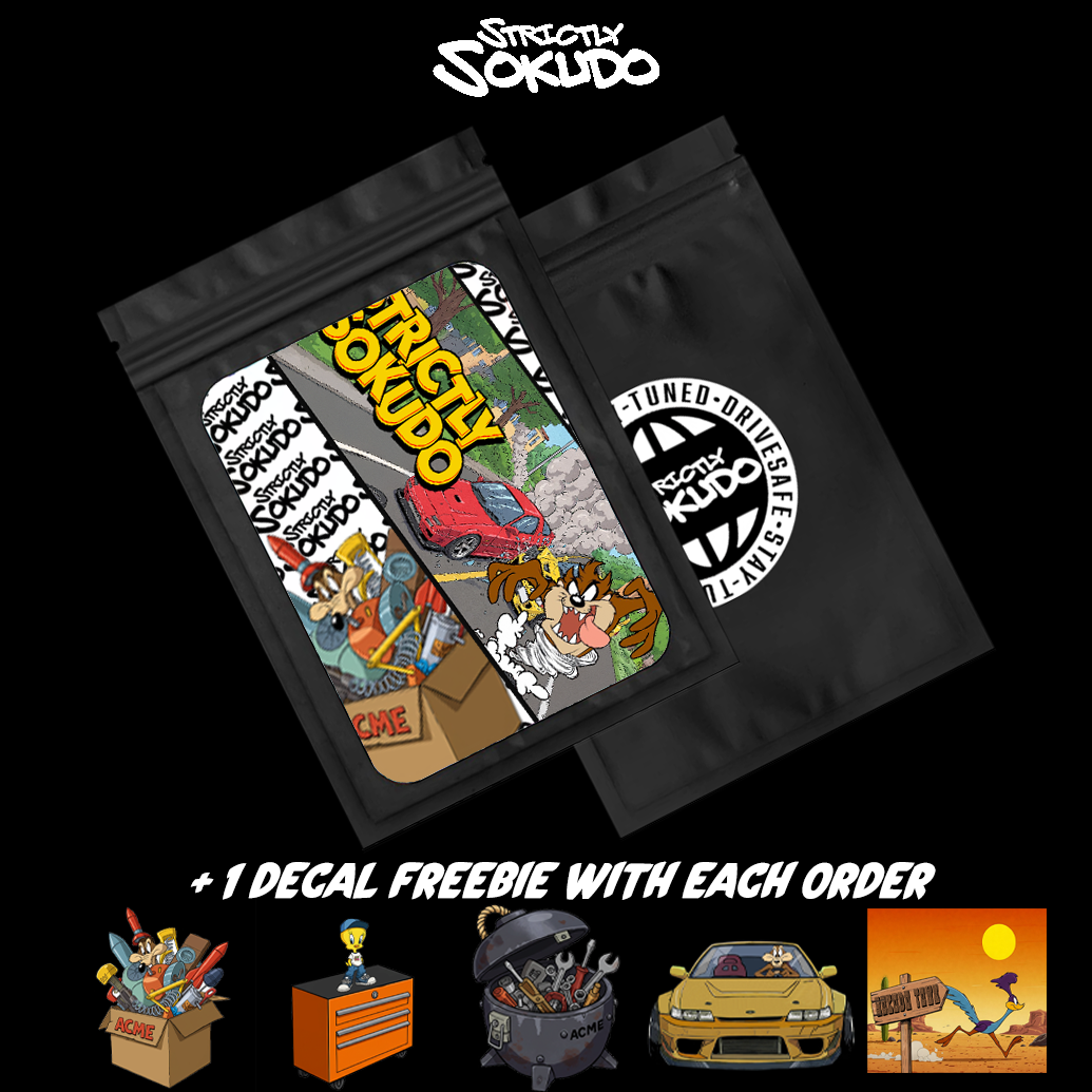 "LOW N SPEEDY" LOONEY WHIPS SLAP STICKER