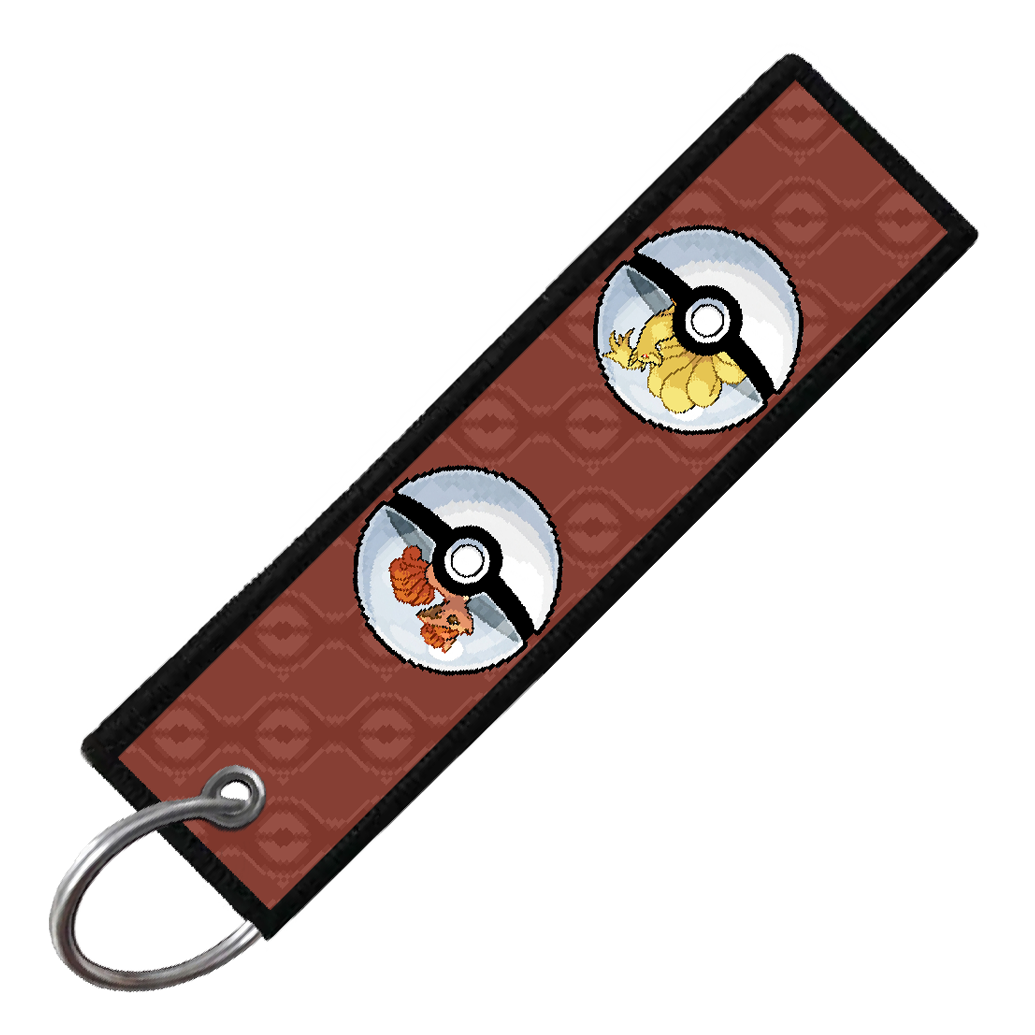 "VULPIX POKEBALL EVO" CUSTOM KEY TAG