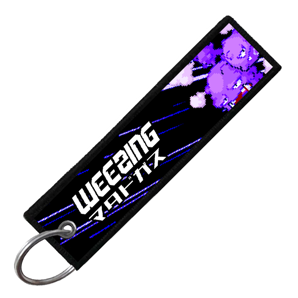 "JAPANESE WEEZING" CUSTOM KEY TAG