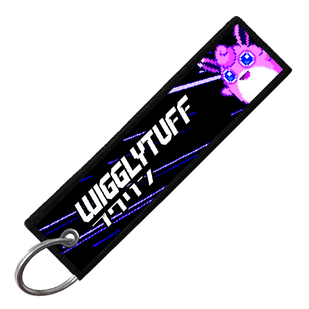 "JAPANESE WIGGLYTUFF" CUSTOM KEY TAG