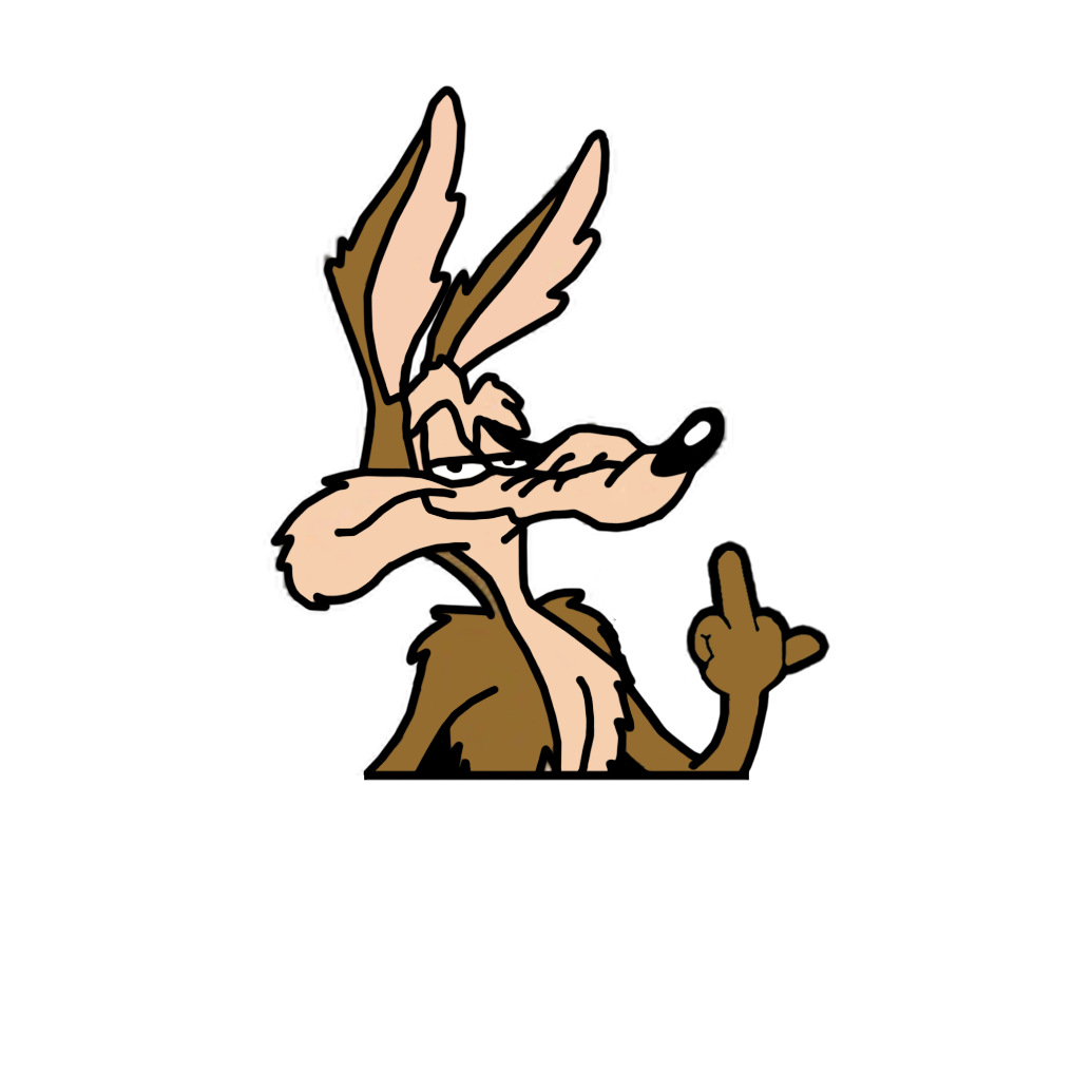 "WILE E COYOTE" LOONEY TUNES WINDOW PEEKER
