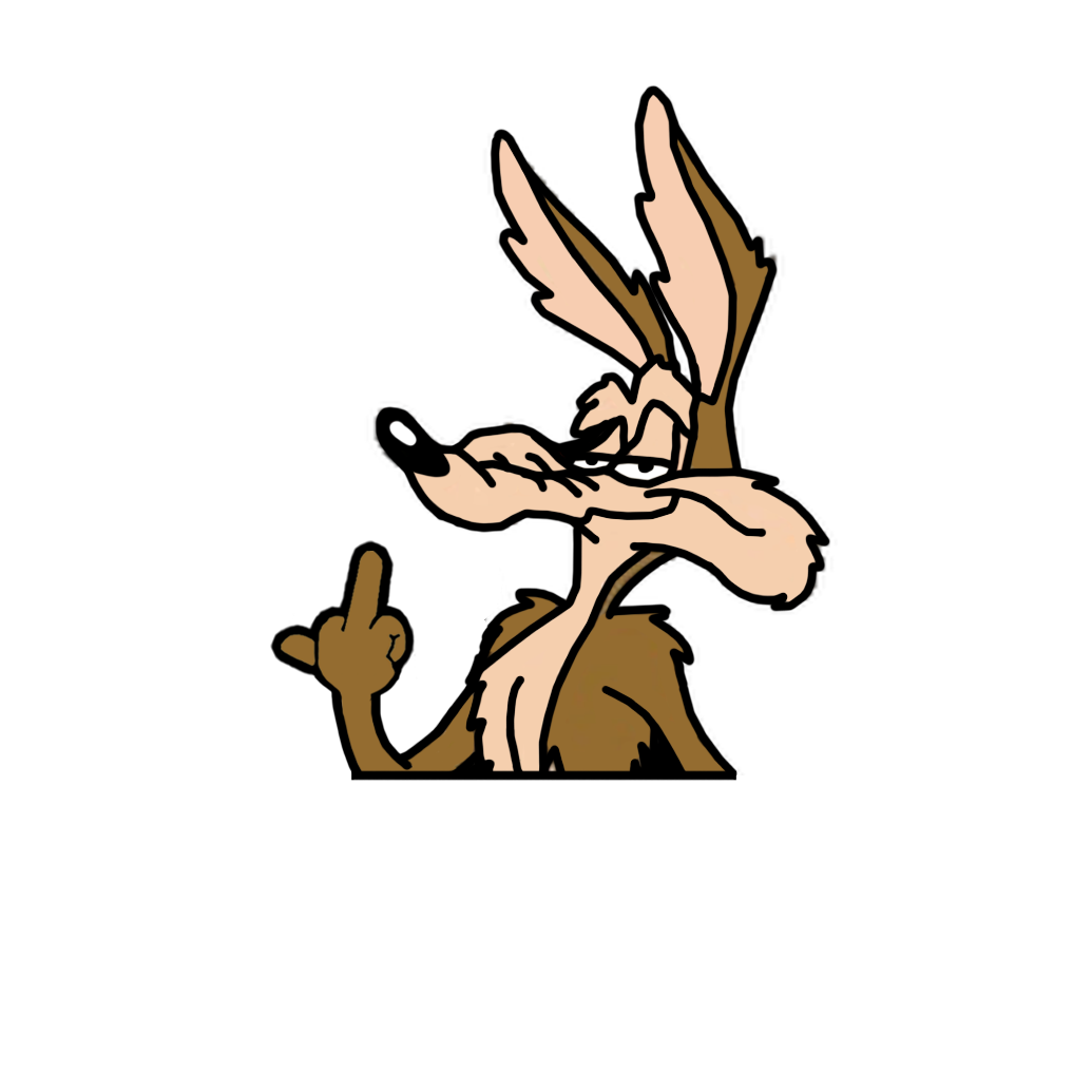 "WILE E COYOTE" LOONEY TUNES WINDOW PEEKER