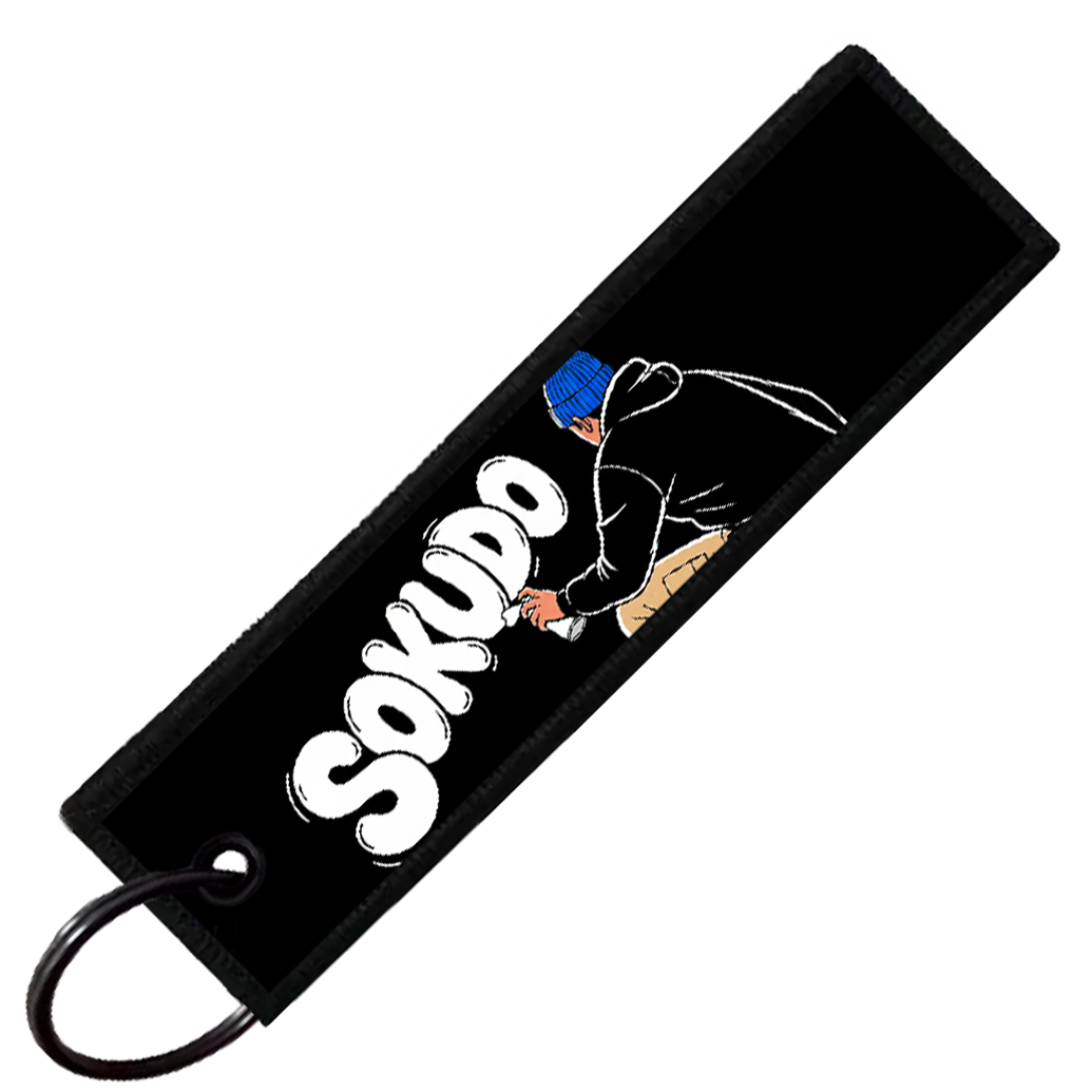 "WRX STI GRAFFITI GARAGE" Custom Key Tag