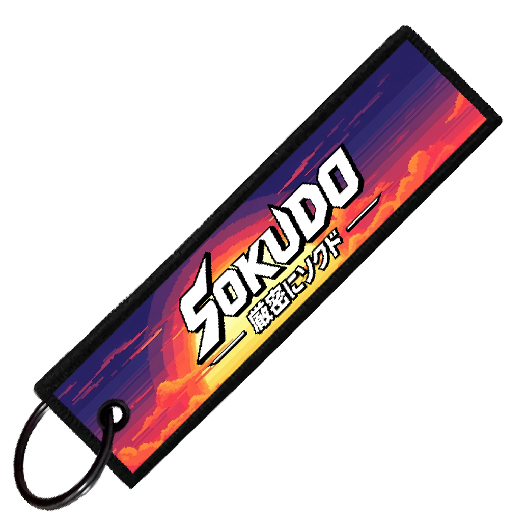 "WRX STI SLAMMED SUNSET" CUSTOM KEY TAG