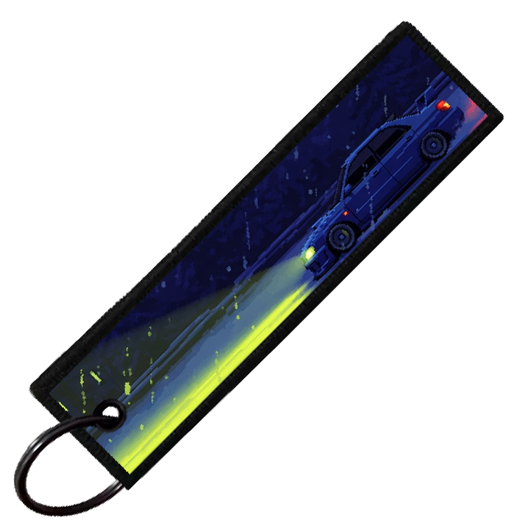 "WRX STI PIXEL SIDE PROFILES" CUSTOM KEY TAG