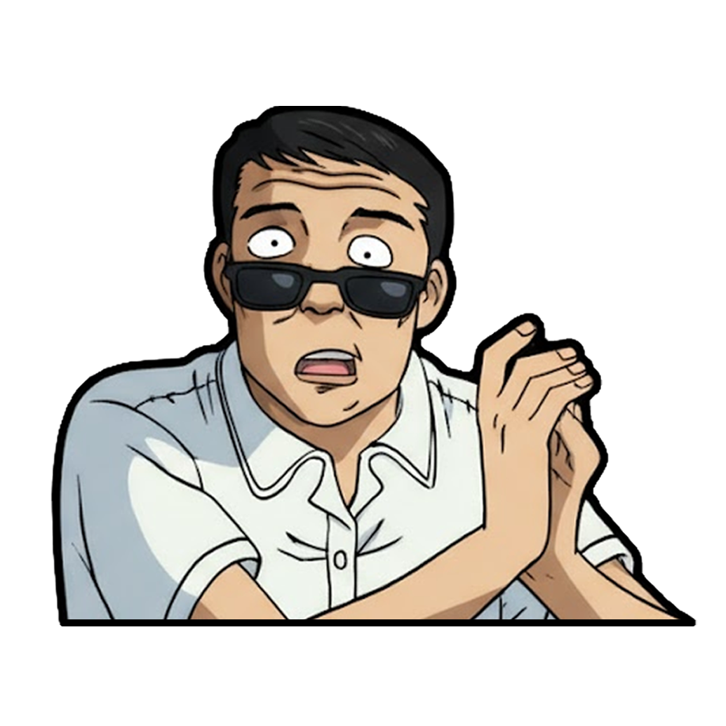 "YUICHI HANDS UP" WINDOW PEEKER