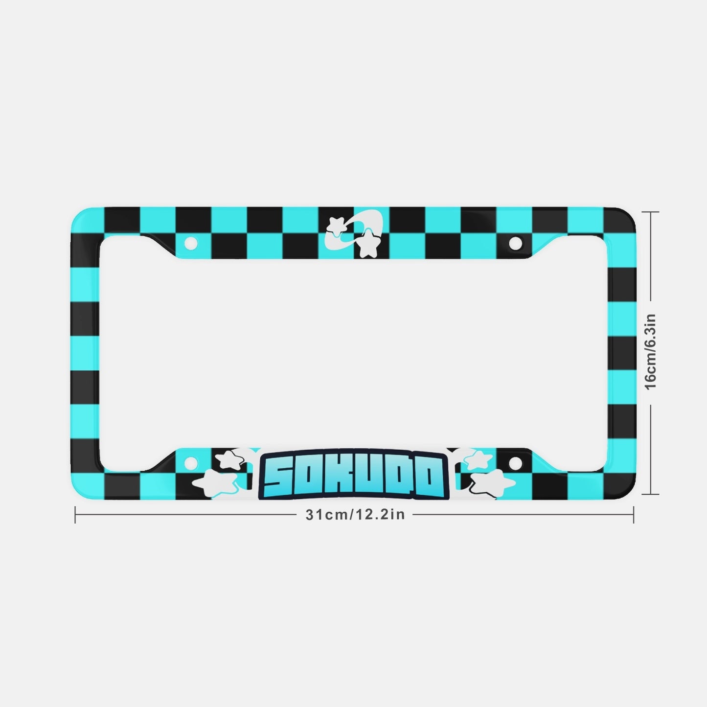 "LIGHT BLUESUPERSTAR" PLATE FRAME
