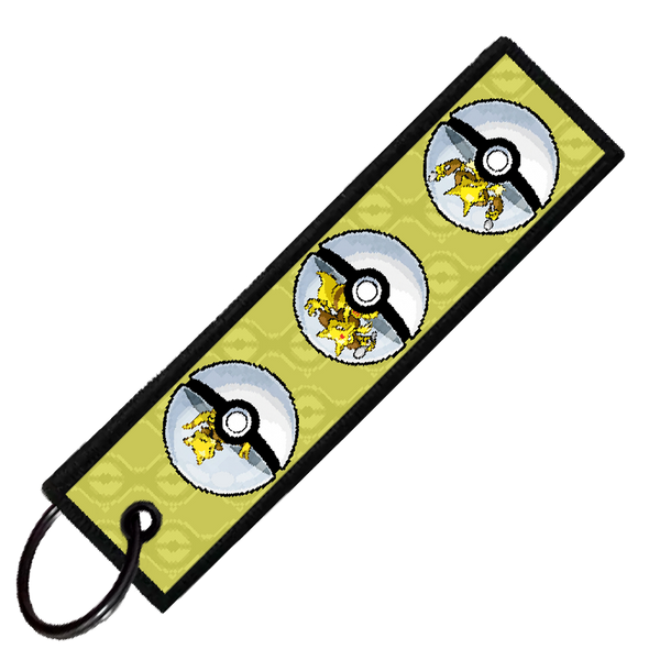 "POKEBALL EVOLUTIONS" CUSTOM KEY TAG