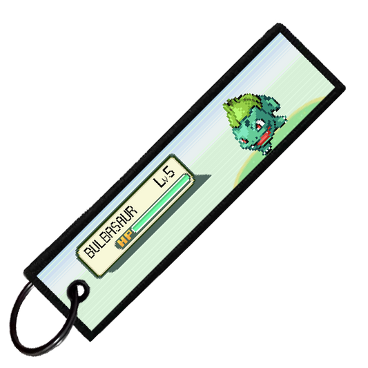 "BULBASAUR BATTLE ENCOUNTER" CUSTOM KEY TAG