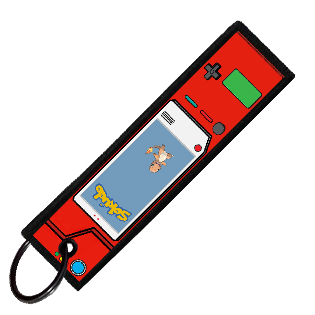 "CHARMANDER POKEDEX" CUSTOM KEY TAG