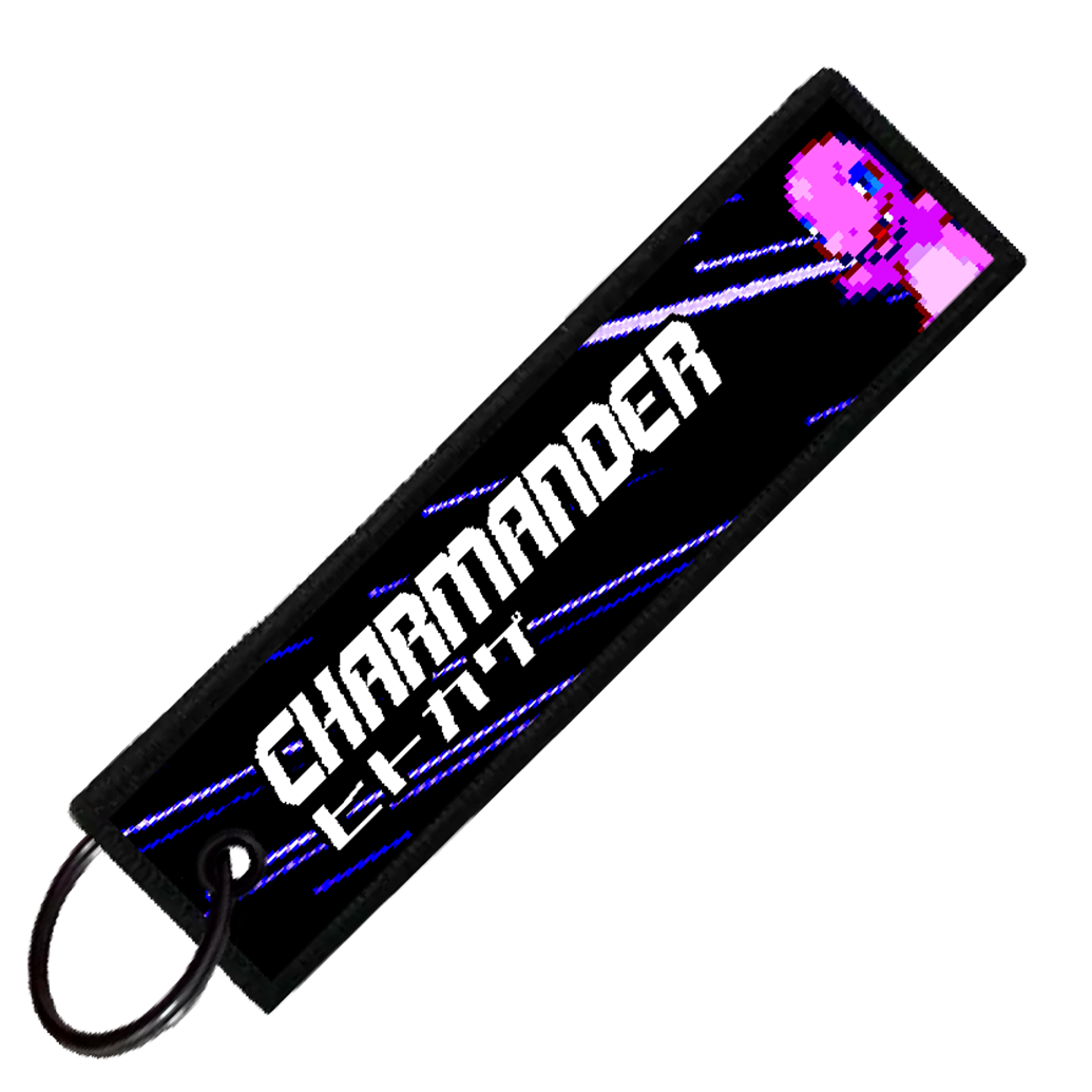 "JAPANESE CHARMANDER" CUSTOM KEY TAG