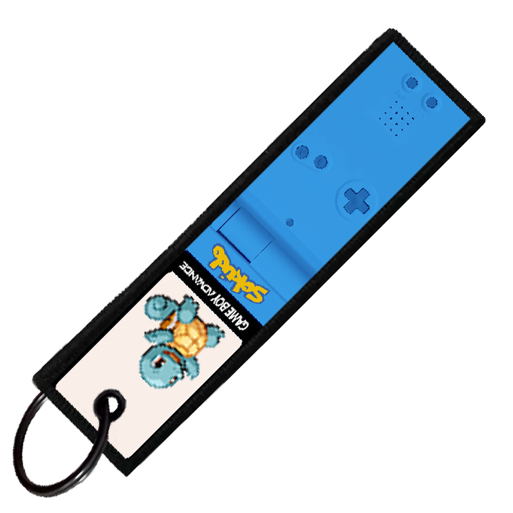 "SQUIRTLE GAMEBOY" CUSTOM KEY TAG
