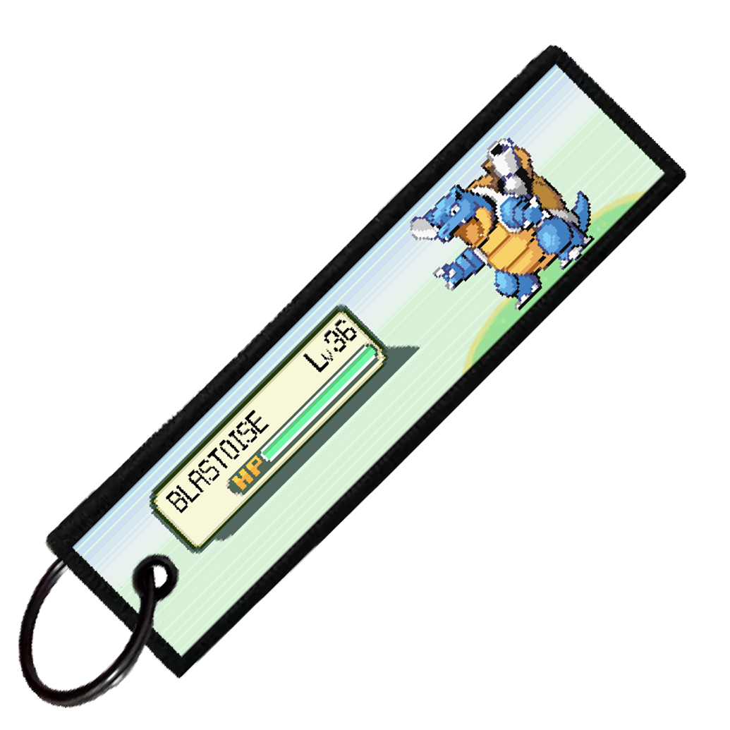 "BLASTOISE BATTLE ENCOUNTER" CUSTOM KEY TAG