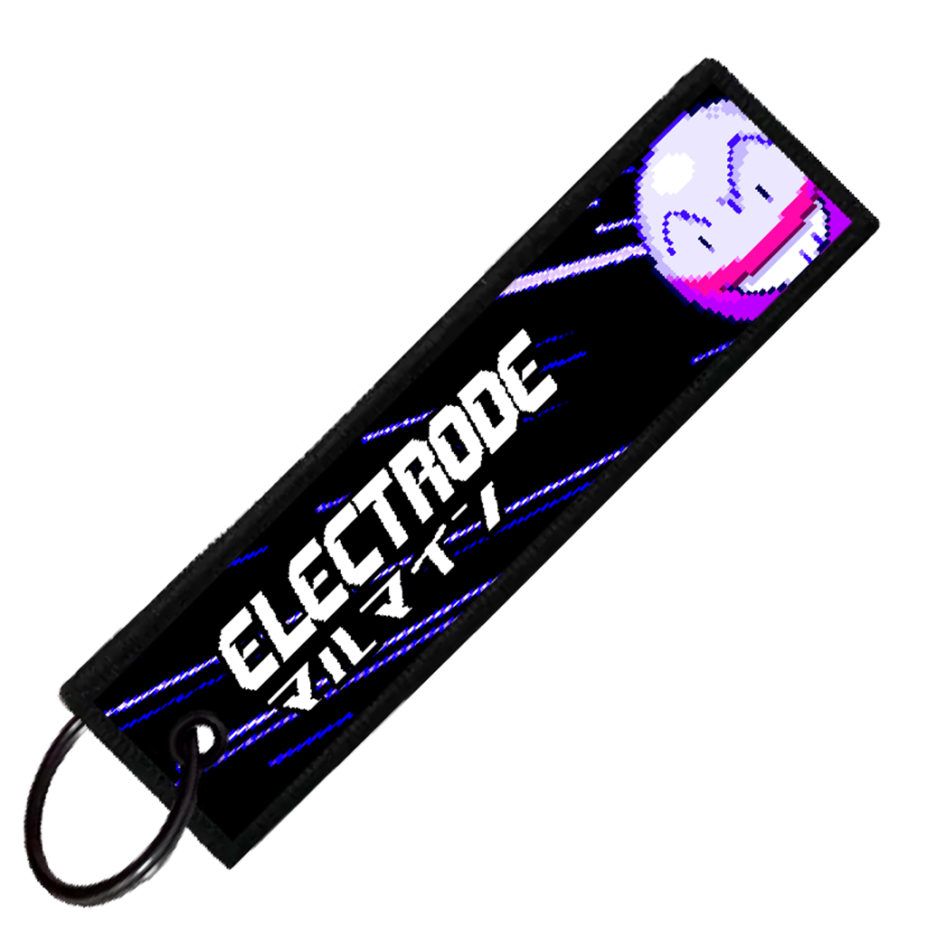 "JAPANESE ELECTRODE" CUSTOM KEY TAG