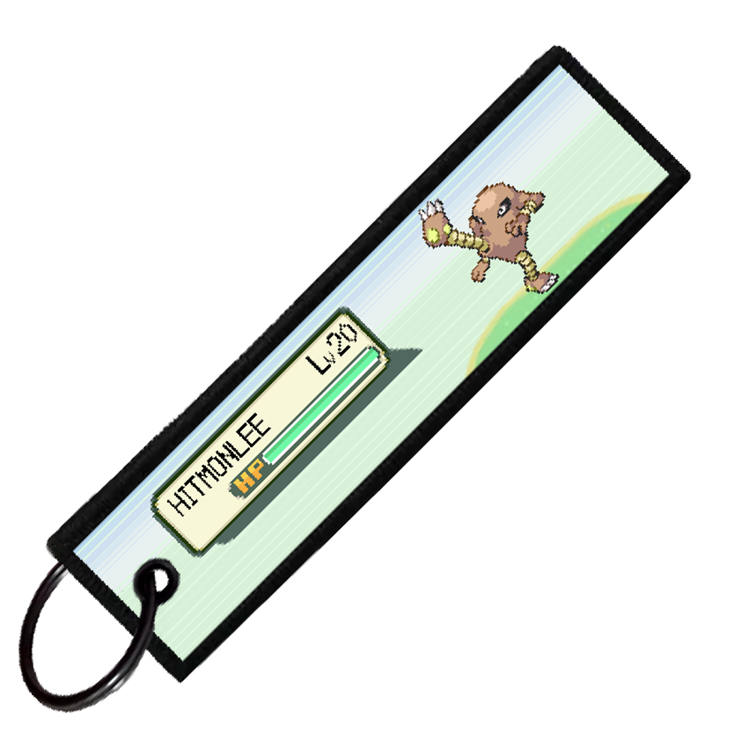 "HITMONLEE BATTLE ENCOUNTER" CUSTOM KEY TAG