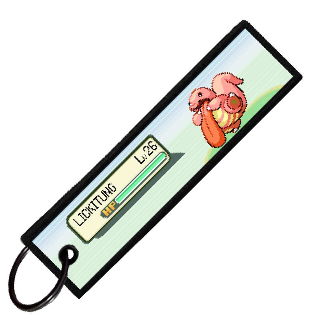 "LICKITUNG BATTLE ENCOUNTER" CUSTOM KEY TAG