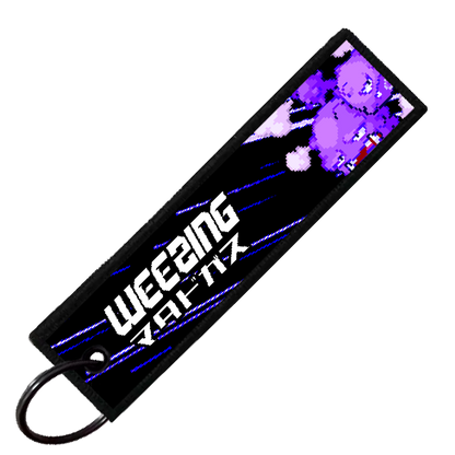 "JAPANESE WEEZING" CUSTOM KEY TAG