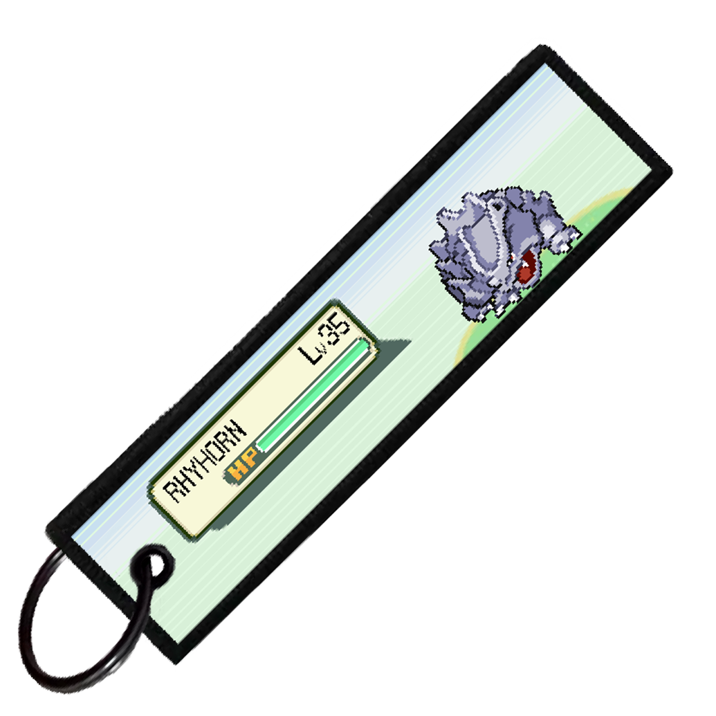 "RHYHORN BATTLE ENCOUNTER" CUSTOM KEY TAG